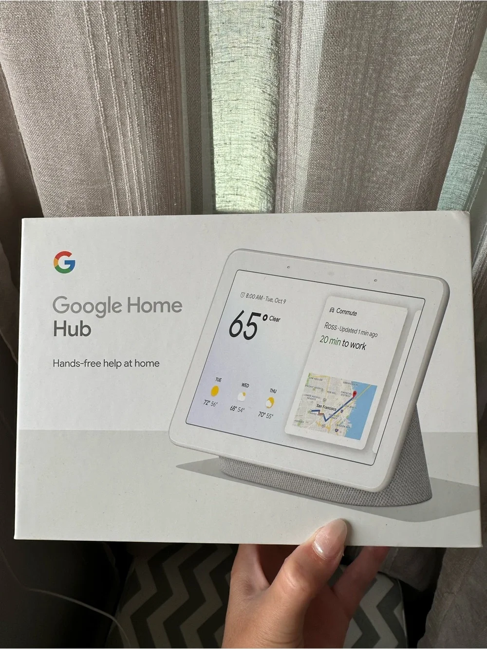 google Home Hub Smart Display in White